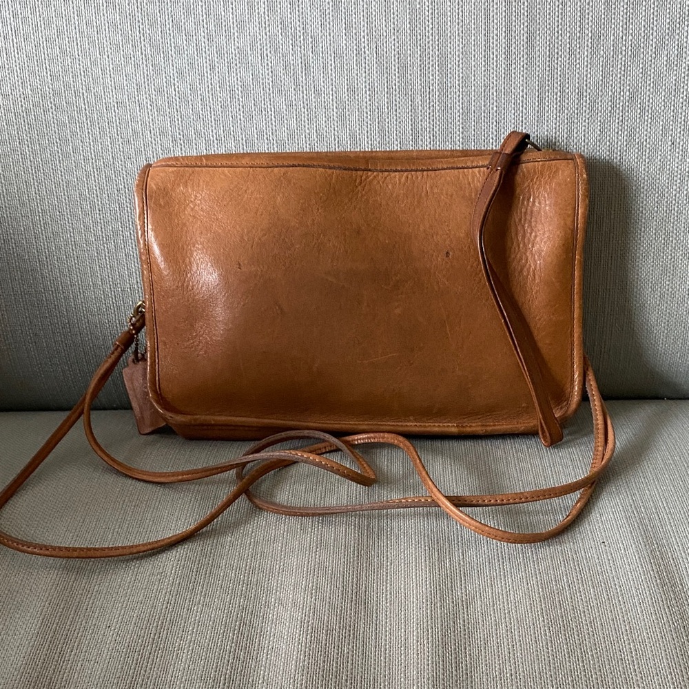 Vintage NYC Tan Coach Bag